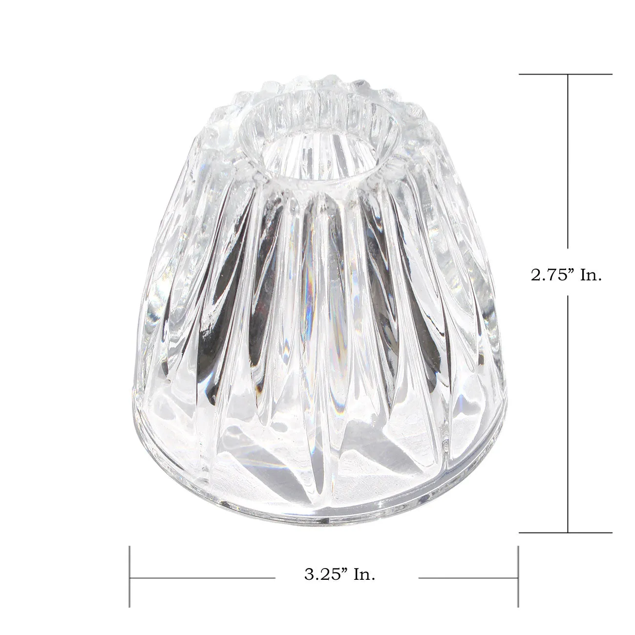 3.25-inch Crystal Column Great Idea For Candle Holder and Party Decoration