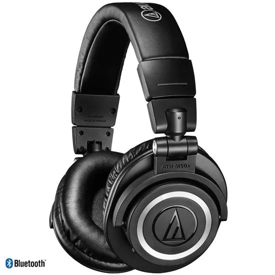 Audio Technica ATH M50xBT2 Wireless Over-Ear Headphones w/ Bluetooth (Black)