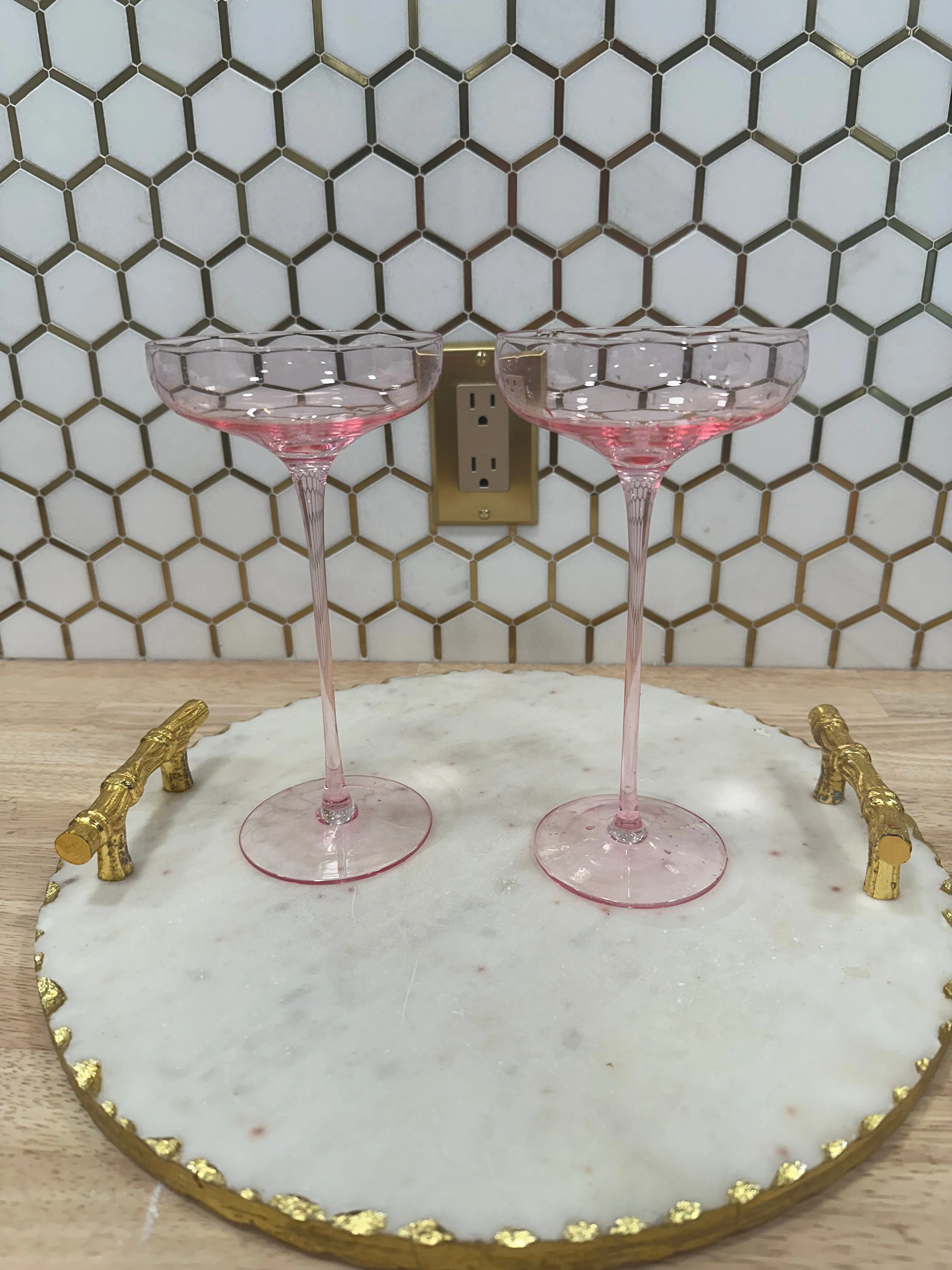 Bliss Martini Glass  (Set of Two) Premium Cocktail Glass Martini