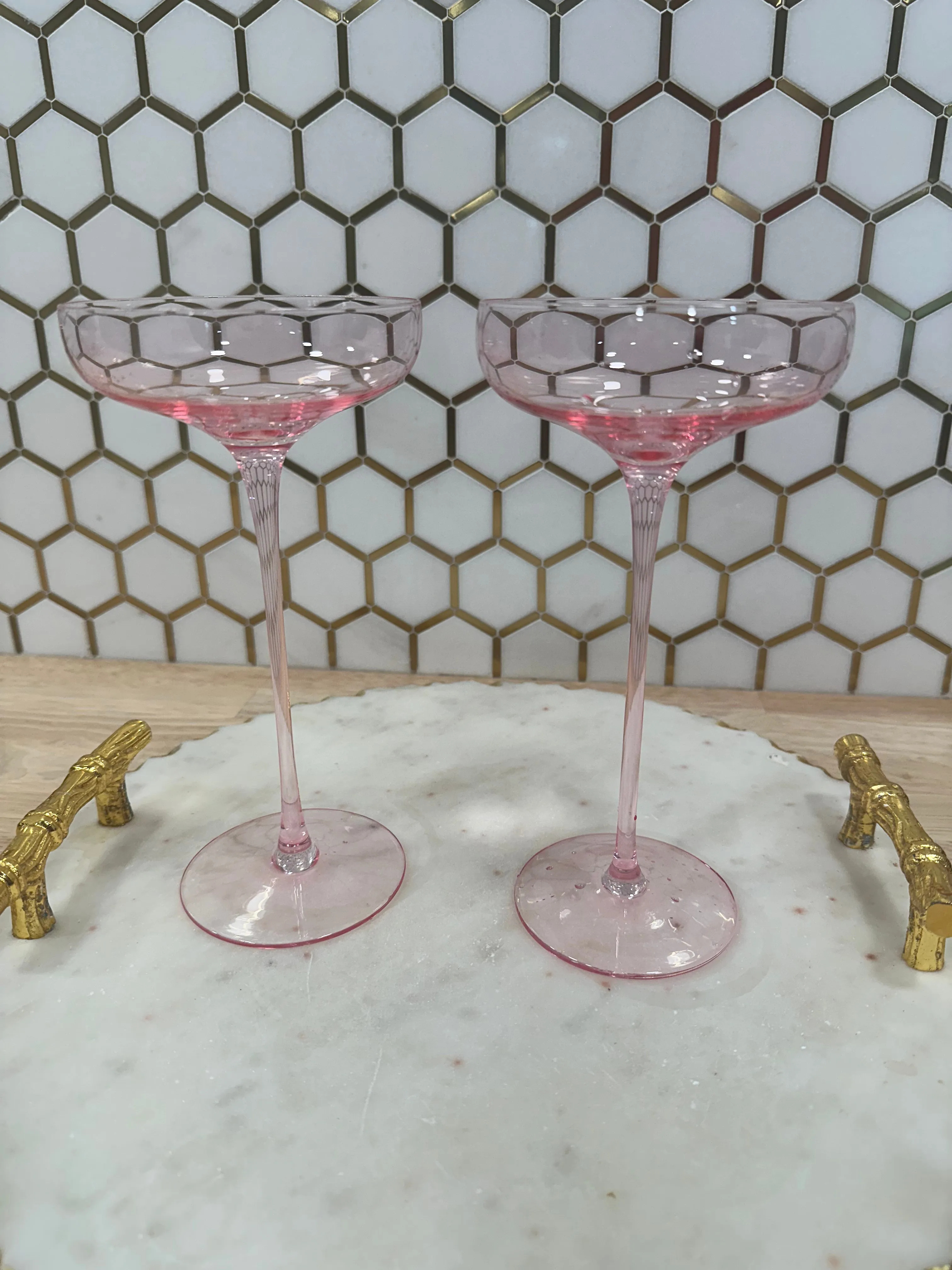 Bliss Martini Glass  (Set of Two) Premium Cocktail Glass Martini