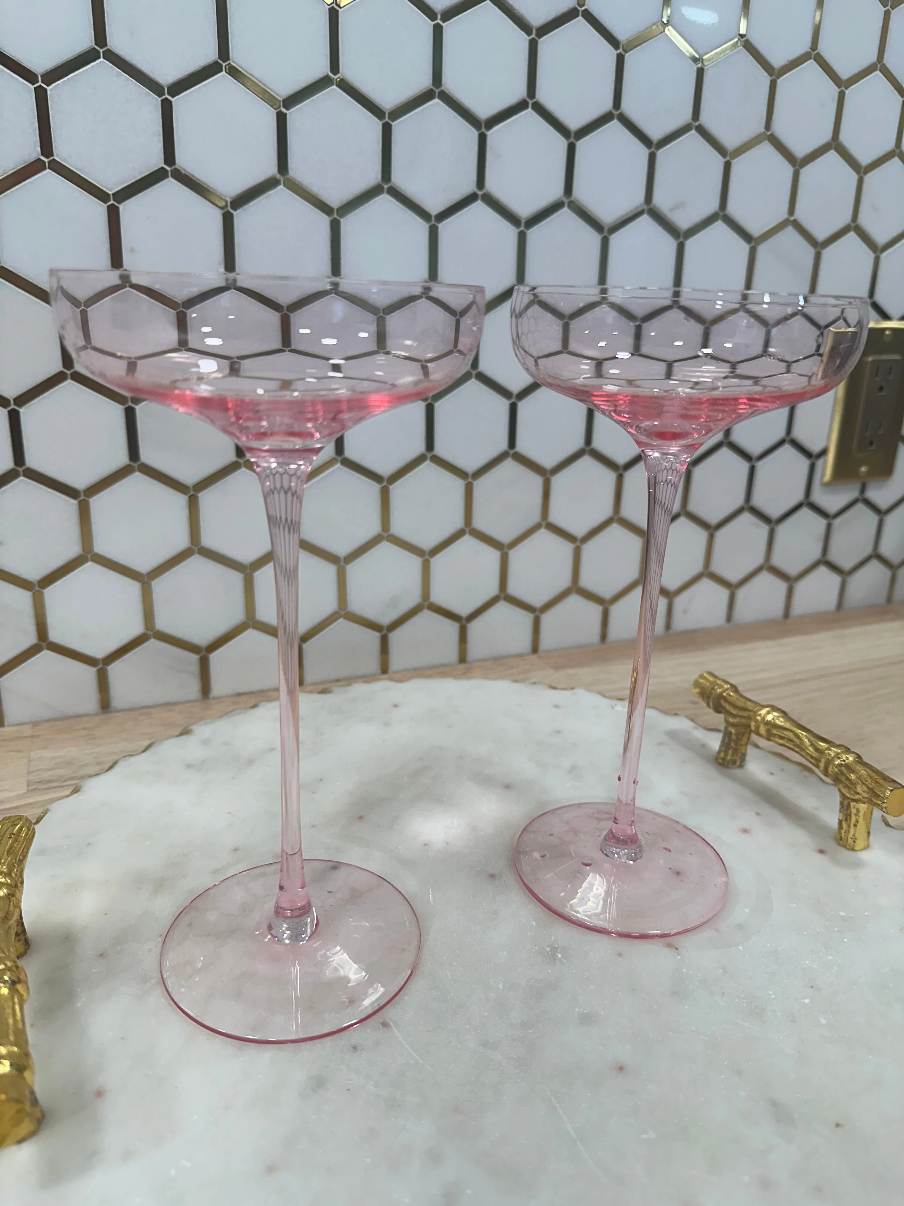 Bliss Martini Glass  (Set of Two) Premium Cocktail Glass Martini