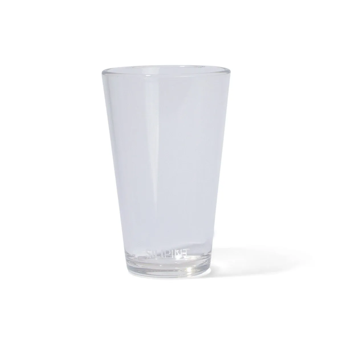 Customized Silipint Silicone 16 oz Crystal Clear Pint Glass