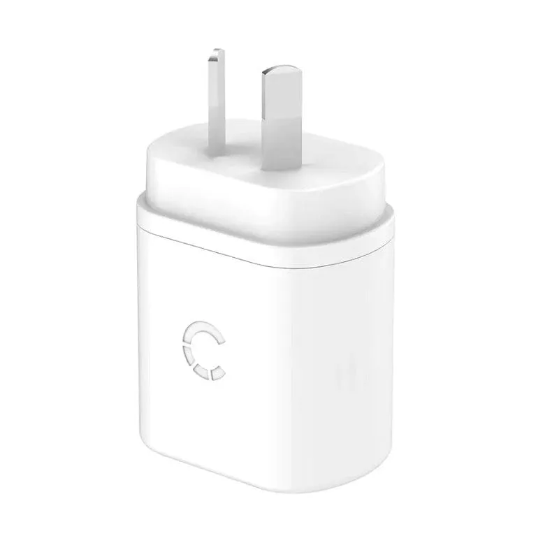 Cygnett PowerPlus 20W USB-C PD Wall Charger - White