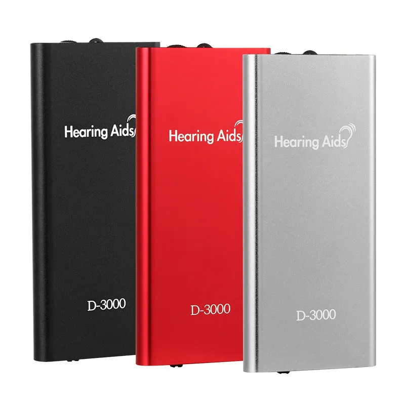 D3000 Portable Sound Amplifier with Dual Speakers and Electronic Earphone Set