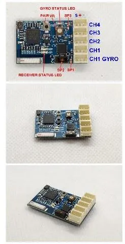 DasMikro DSK-141 SANWA V2 4CH GRYO RECEIVER (1.5mm JST)