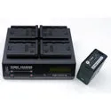 Dolgin TC400-CAN-A60 Fast Four Positions Simultaneous Battery Charger with Diagnostics Display Accepts Canon BP-A60/A30