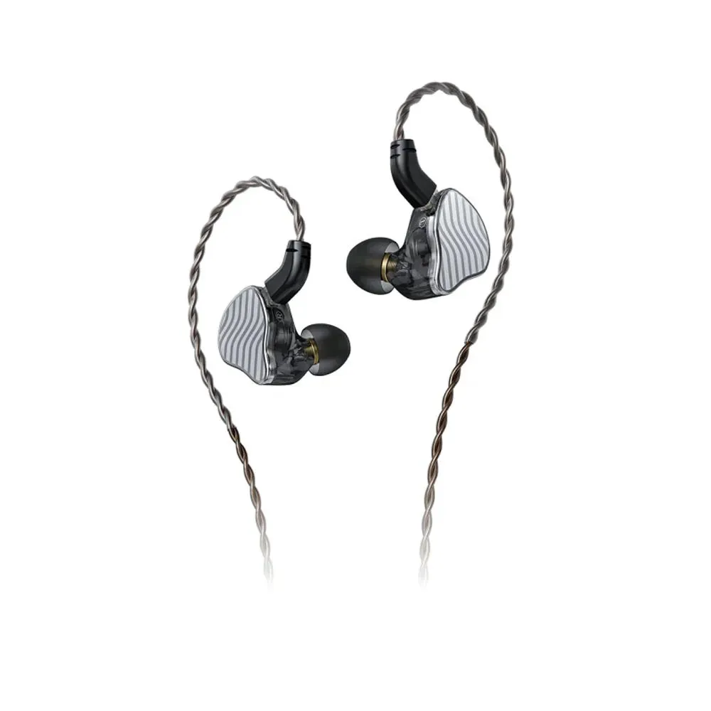 FiiO JadeAudio JH3 High Resolution Wired In-Ear Headphones, Black