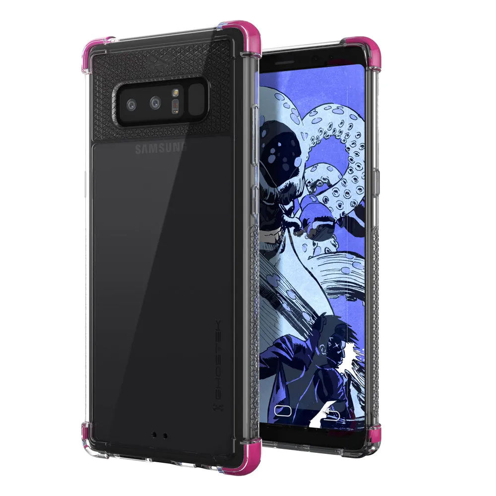 Galaxy Note 8 Ultra Shock Drop Protection Metal Case | Pink