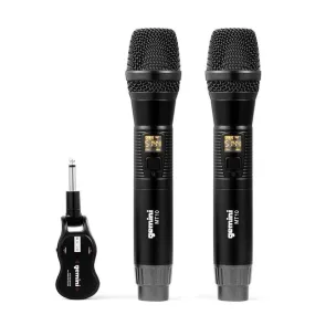 Gemini GMU-M200 Dual Handheld Wireless UHF Microphone System