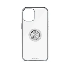 HYPHEN AXIO Clear Ring Case for iPhone 14 - Silver