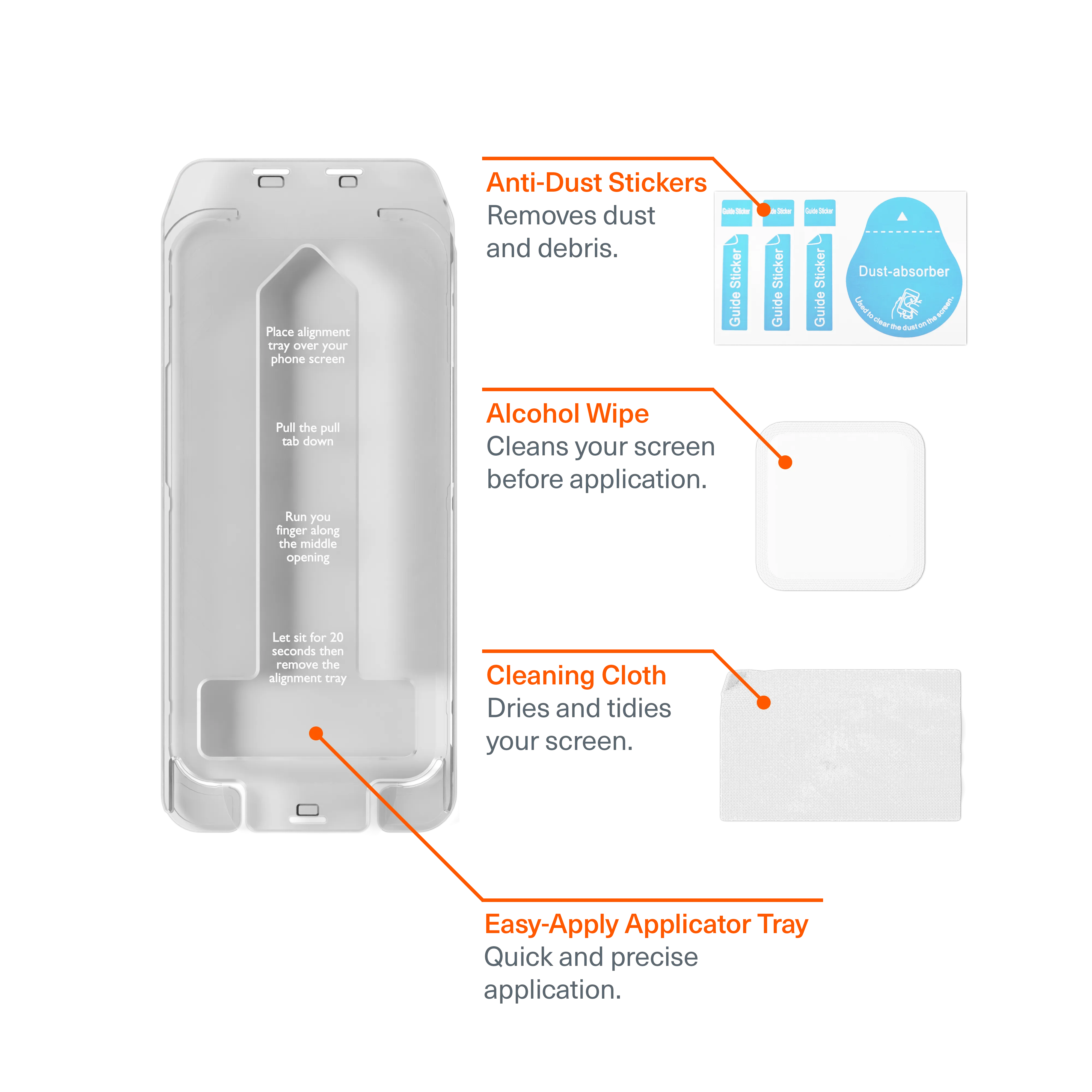 iPhone 15/16 Gorilla Glass Screen Protector