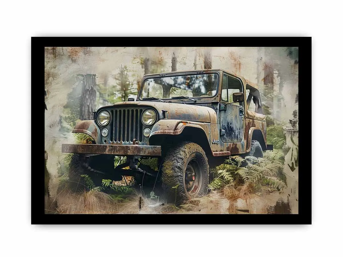 Jeep Framed Print - Premium Quality Photography on Archival Paper - Ready to Hang