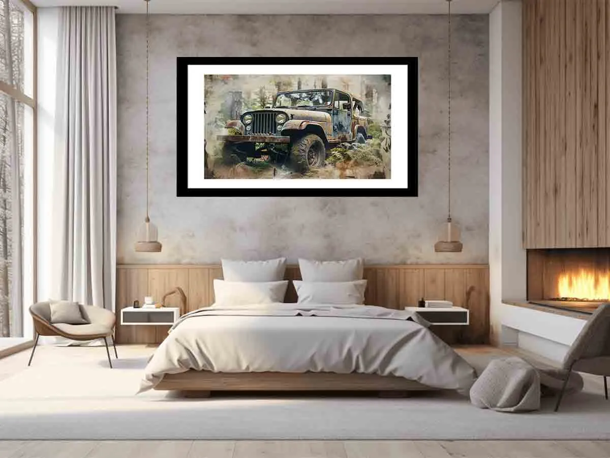 Jeep Framed Print - Premium Quality Photography on Archival Paper - Ready to Hang