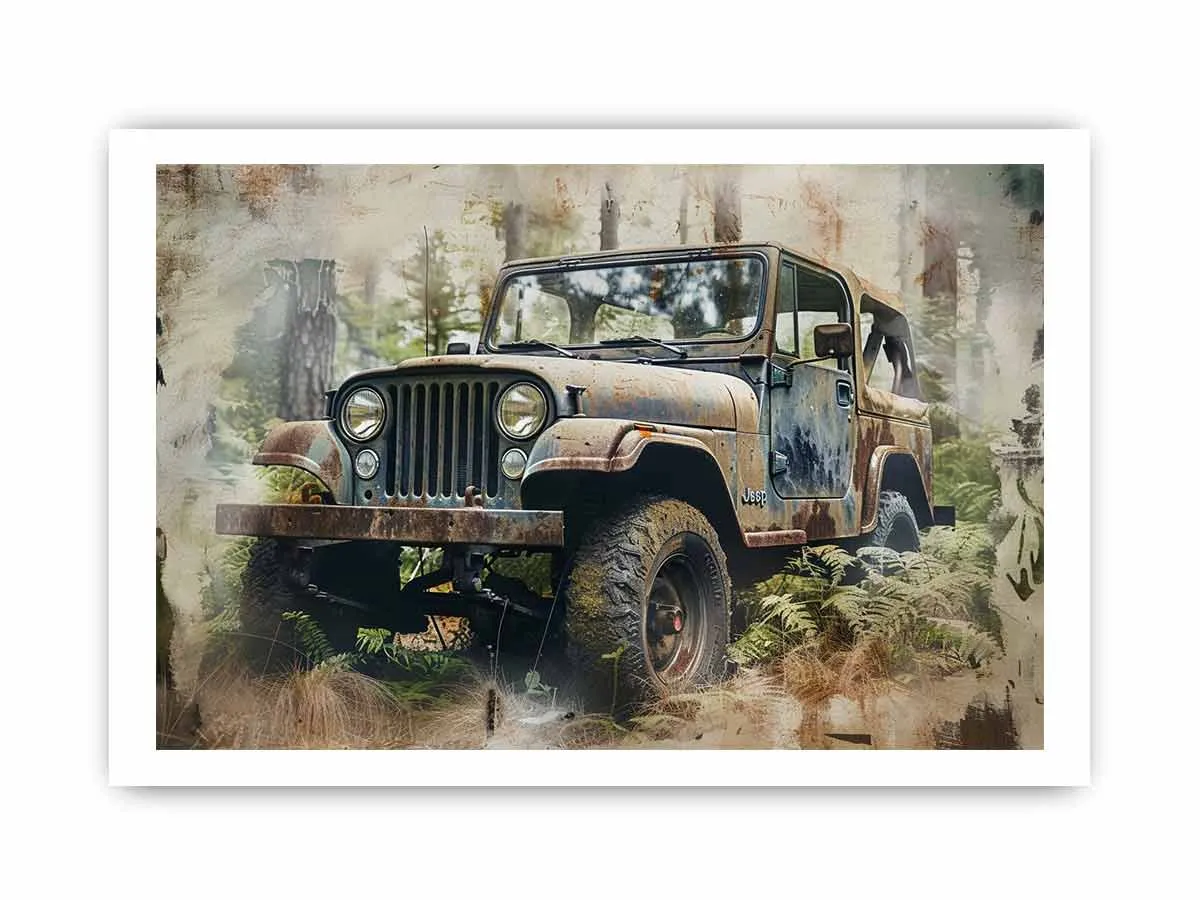 Jeep Framed Print - Premium Quality Photography on Archival Paper - Ready to Hang