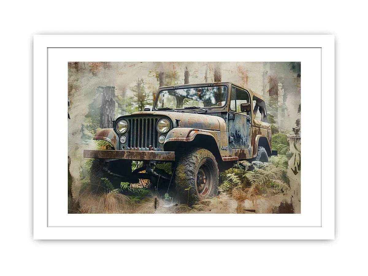 Jeep Framed Print - Premium Quality Photography on Archival Paper - Ready to Hang