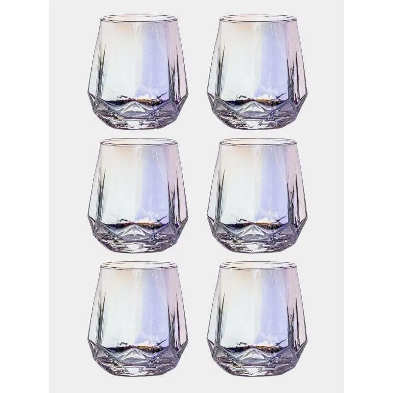 Karat Edge Glass Tumbler (310 ML) - Set Of Six