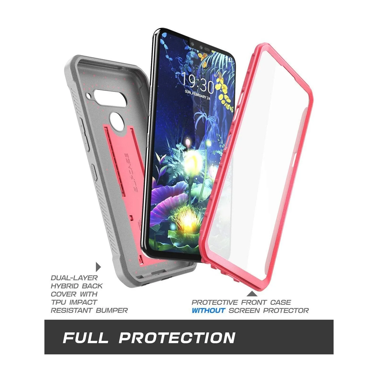 LG V50 ThinQ Unicorn Beetle Pro Full-Body Holster Case-Pink