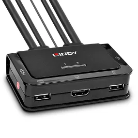 Lindy Compact 2 Port Kvm Switch - Kvm Switch - 2 Ports