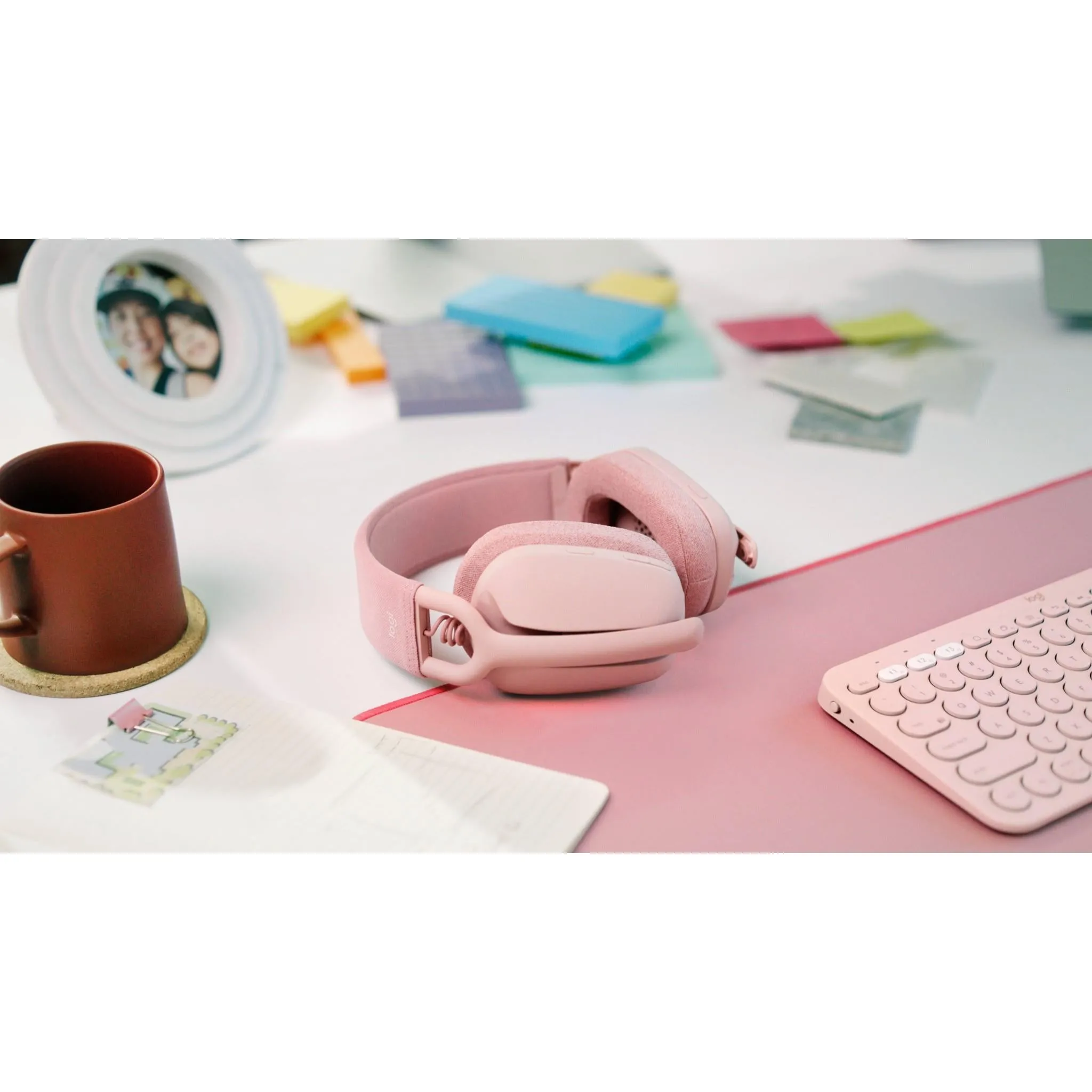 Logitech Zone Vibe 100 Bluetooth Headset (Rose)