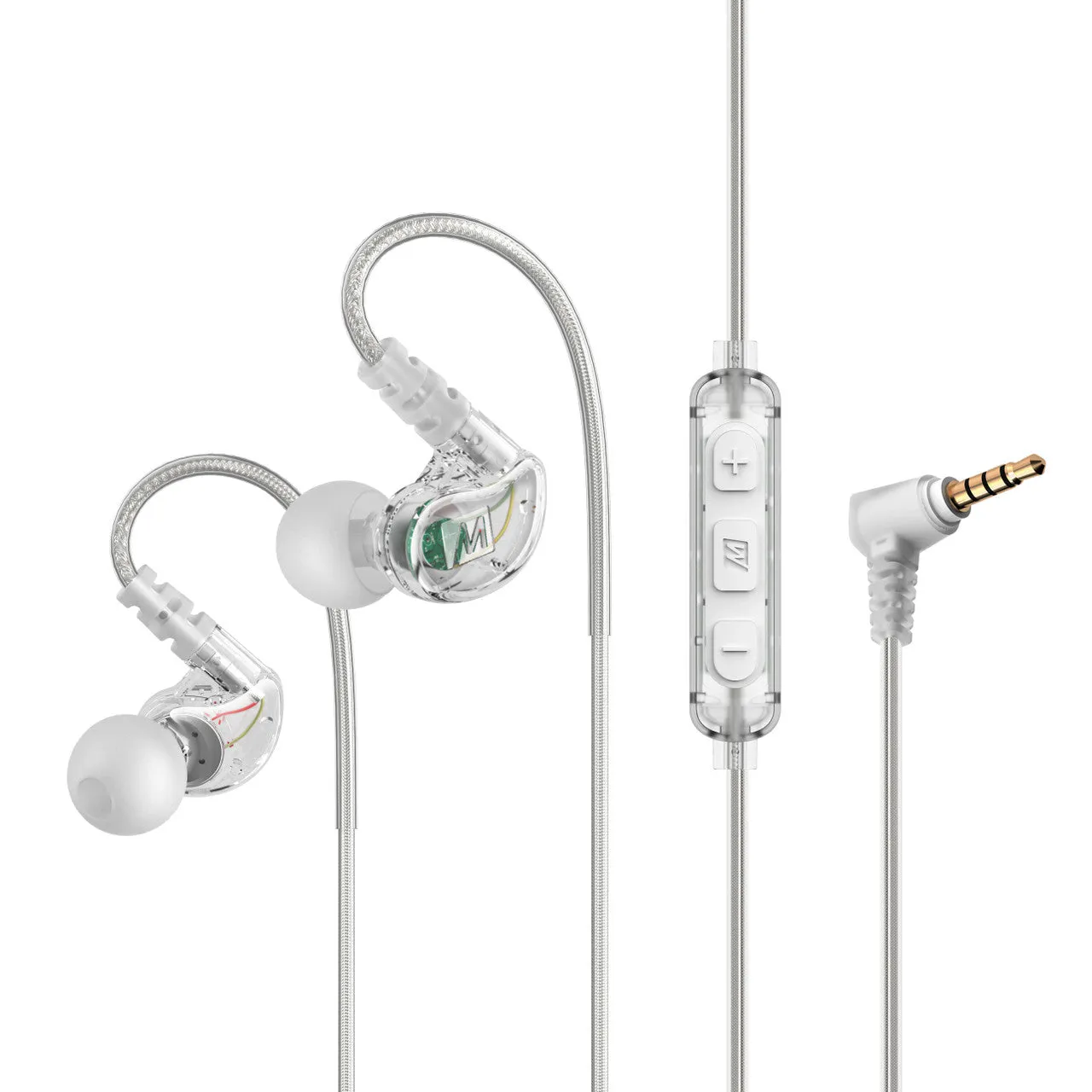 M6 In-Ear Sports Headphones with Memory Wire and Headset (3.5mm Plug)