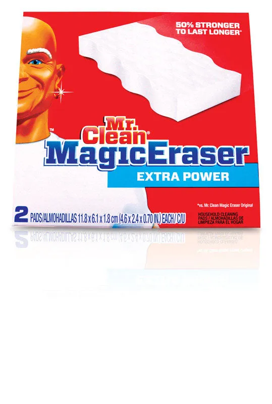 Mr. Clean Xtra power Heavy Duty Magic Eraser For Multi-Purpose 4.6 in. L 2 pk