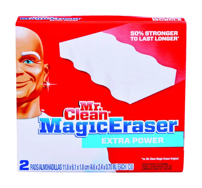 Mr. Clean Xtra power Heavy Duty Magic Eraser For Multi-Purpose 4.6 in. L 2 pk