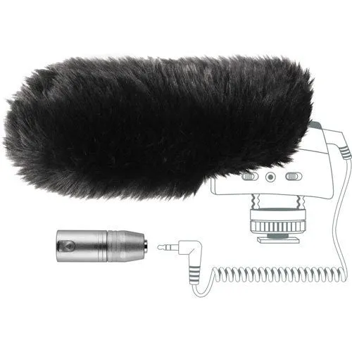 MZW400 Wind-muff and XLR Adapter Kit for the MKE400