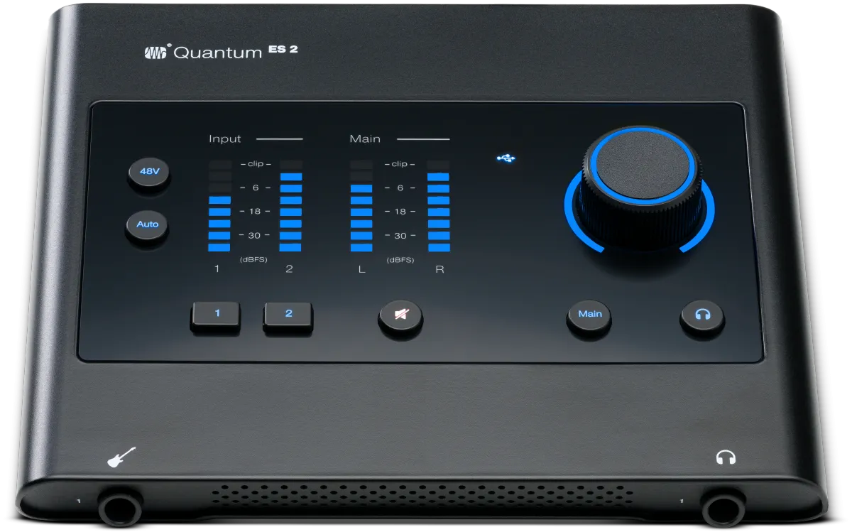 Presonus Quantum ES2 2x2, 24-bit / 192 kHz USB-C Audio Interface