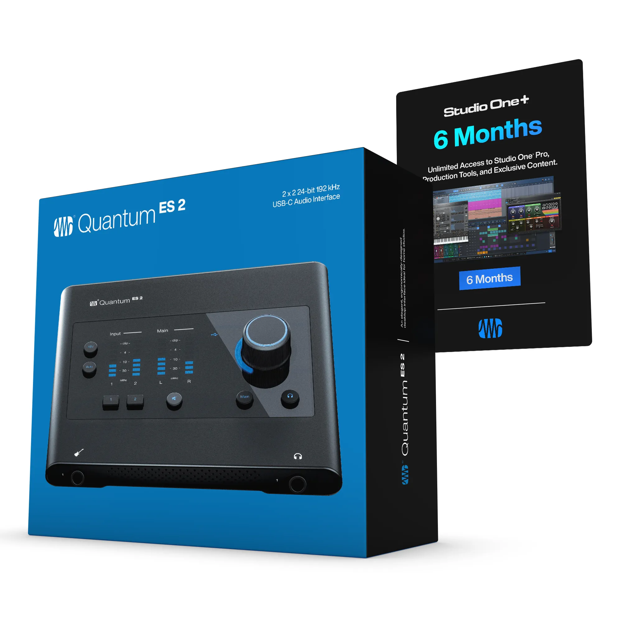 Presonus Quantum ES2 2x2, 24-bit / 192 kHz USB-C Audio Interface