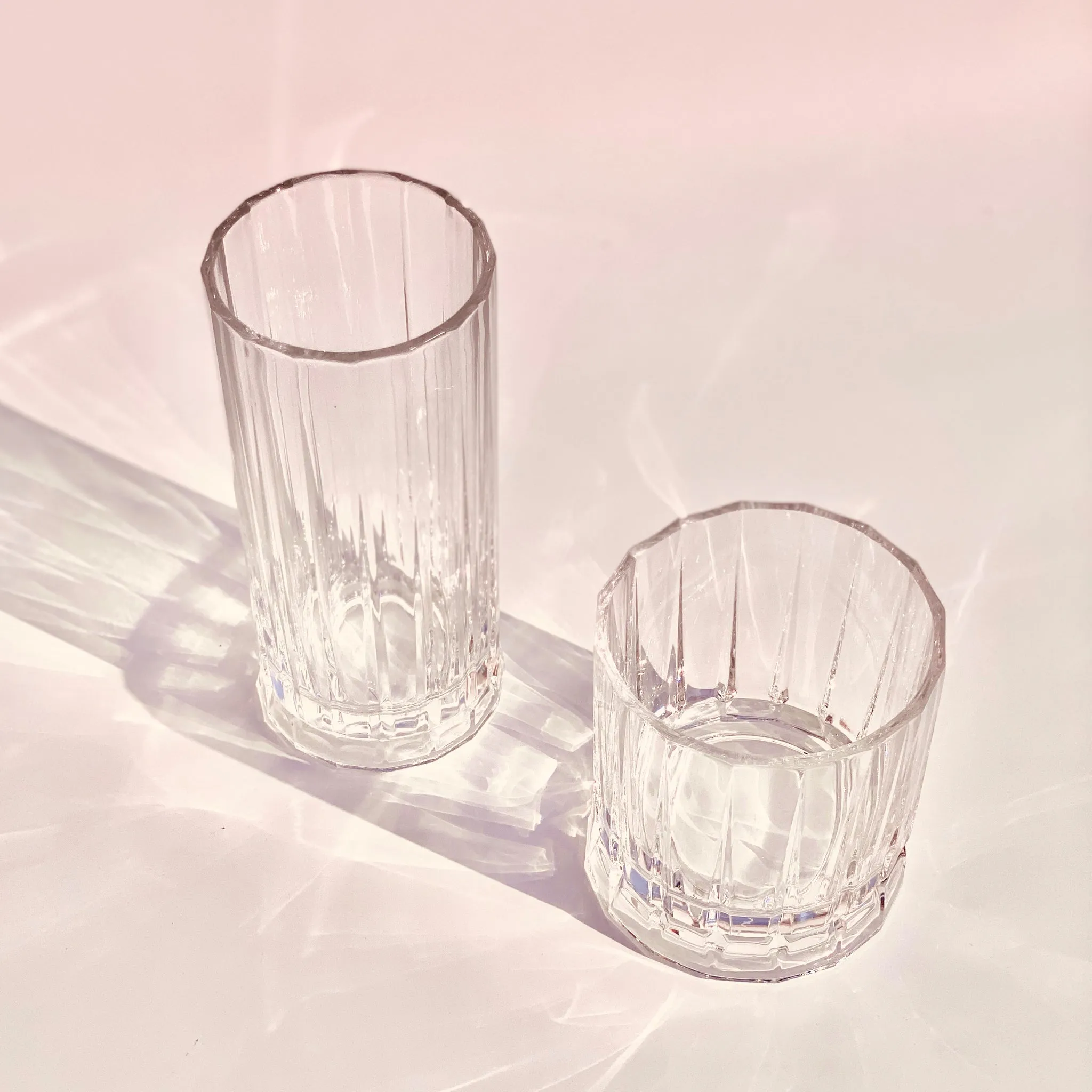 Renzo - Crystal Tall Tumblers - Set of 6