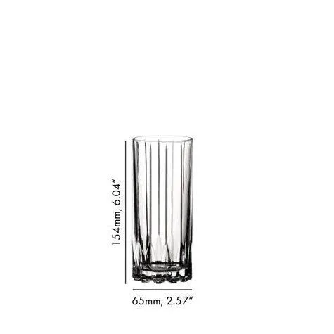 RIEDEL HIGHBALL COCKTAIL GLASSES - SET OF 2 - MADE IN GERMANY