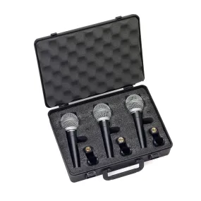 Samson R21 3-Pack Dynamic Vocal Microphones