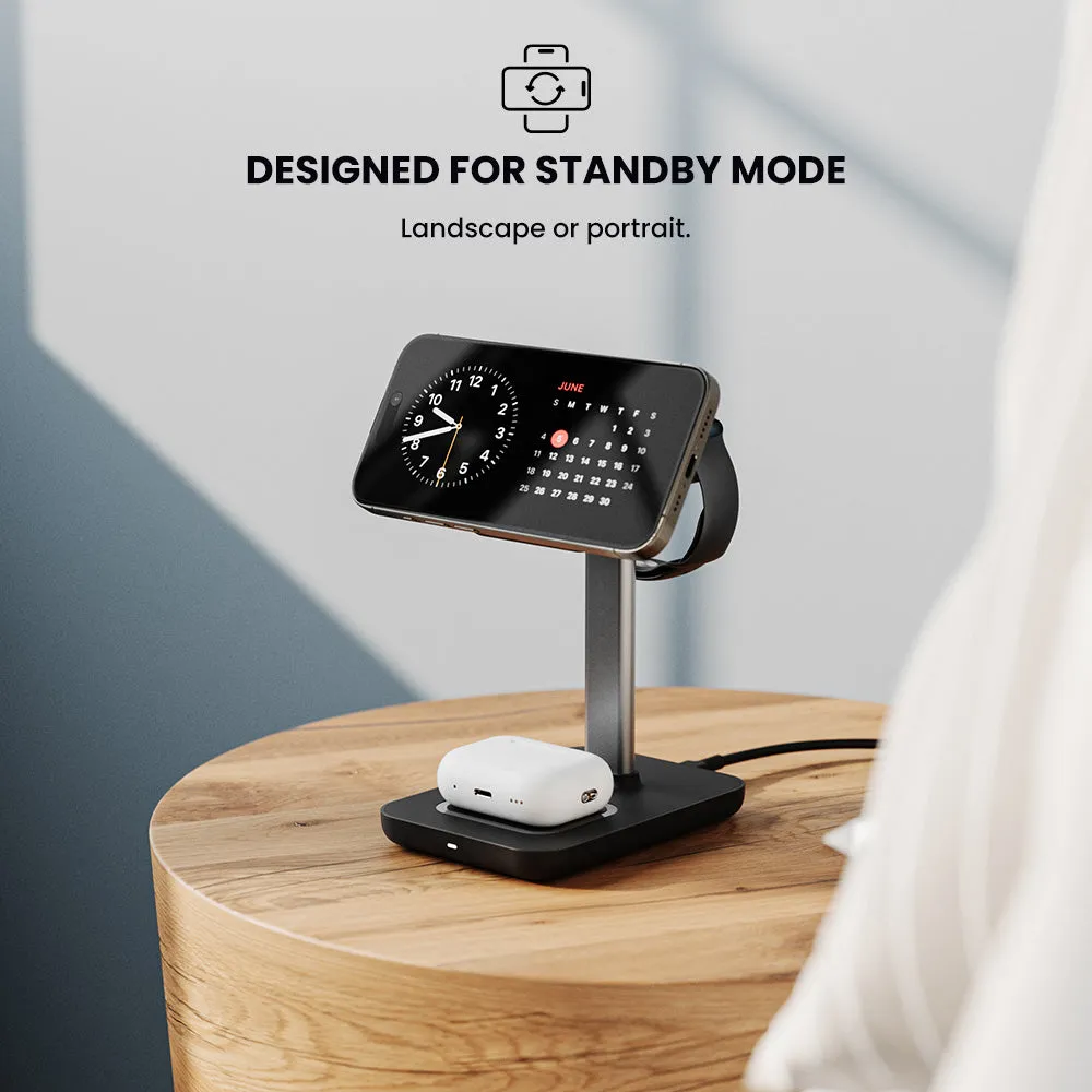 TRIO 3-in-1 Wireless Charging Station