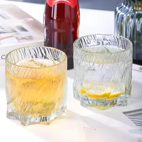 UMAI Whiskey Glasses Set of 2 (250ml Each) | Lead Free Neat Whiskey Glass | Heavy Bottom Drinking Glass | Crystal Glass for Bar Home | Glass for Drinks | Cocktail Glasses | Highball Glass