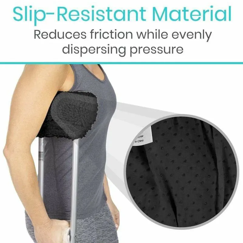 Vive Health Sheepskin Crutch Pads