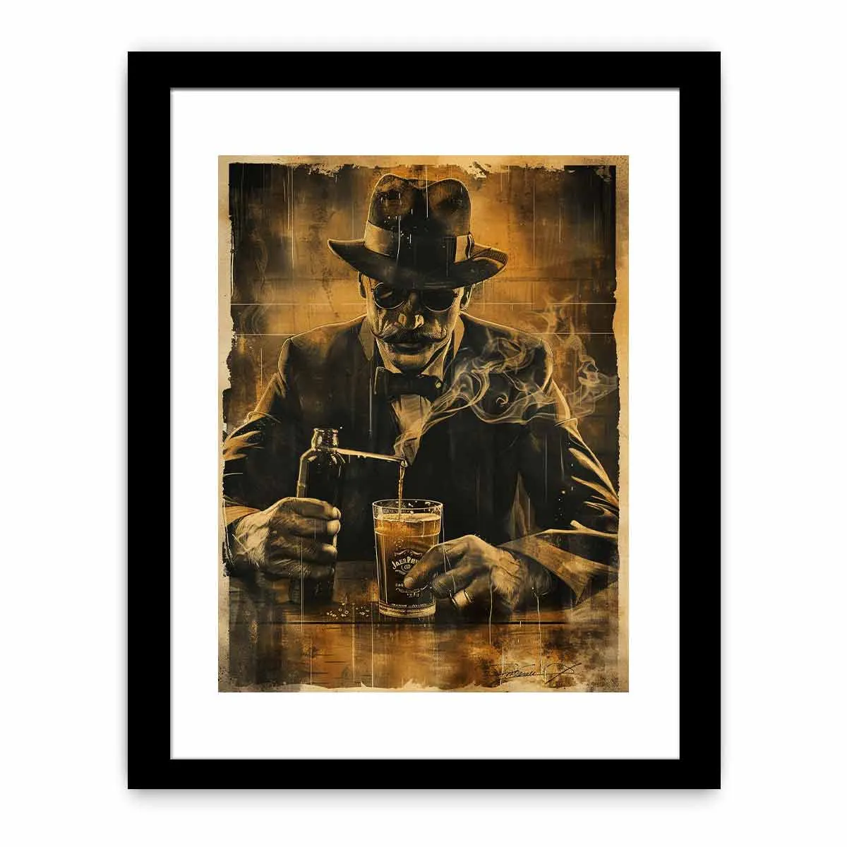 Whiskey Framed Print - High-Quality Artwork for Whiskey Lovers