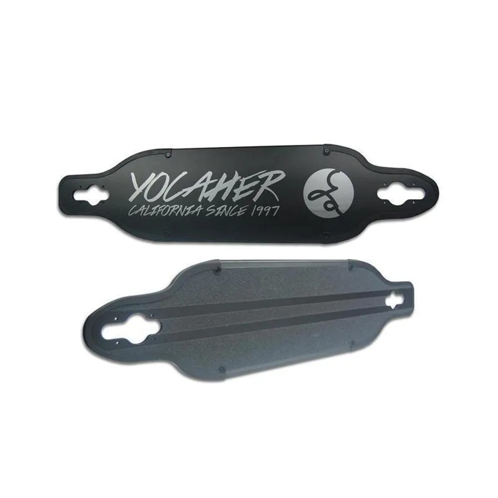 Yocaher Aluminum Drop Through Black 36" Longboard Deck